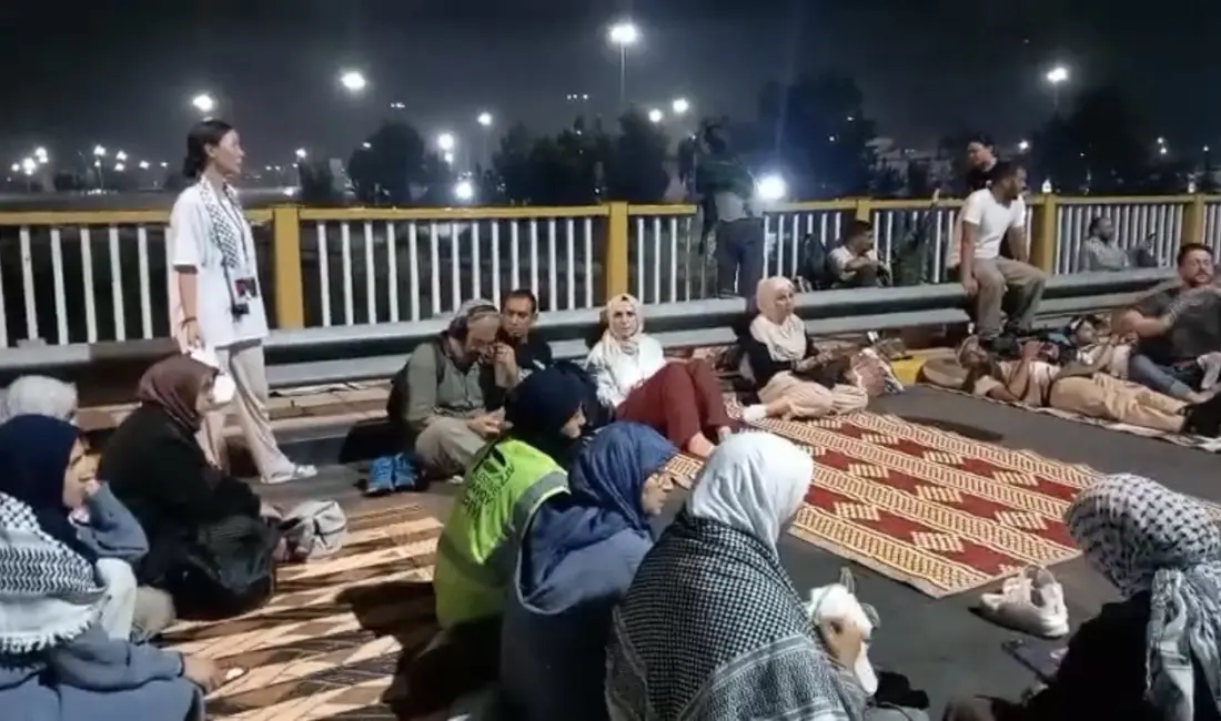 Bosna-Hersek’ten Filistin’e destek amacıyla yola çıkan ve 500’ü aşkın aktivistin