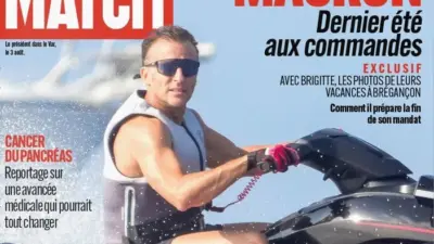 Fransa Cumhurbaşkanı Emmanuel Macron, ülkede orman yangınları devam ederken yayınlanan