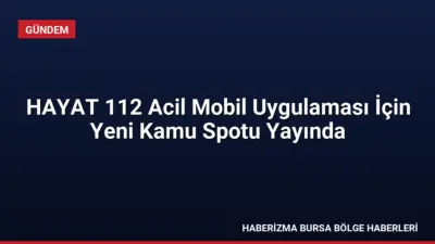 İçişleri Bakanlığı tarafından geliştirilen HAYAT 112 Acil Mobil İhbar Uygulaması