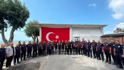Hatay Büyükşehir Belediyesi (HBB) İtfaiye Daire Başkanlığı ekipleri, Samandağ ilçesinde