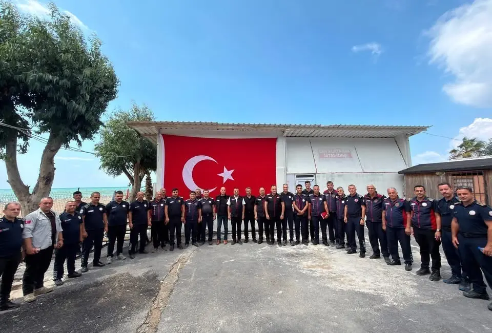 Hatay Büyükşehir Belediyesi (HBB) İtfaiye Daire Başkanlığı ekipleri, Samandağ ilçesinde