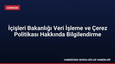 T.C. İçişleri Bakanlığı, 6698 sayılı Kişisel Verilerin Korunması Kanunu kapsamında