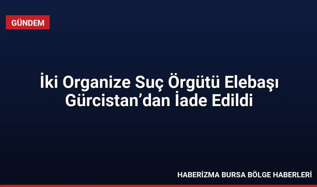Kırmızı bültenle aranan iki organize suç örgütü elebaşı ile toplam