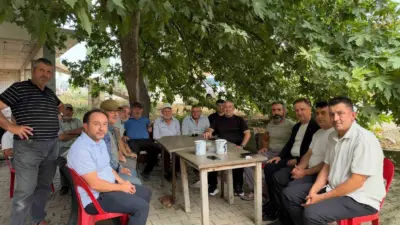 AK Parti Bilecik İl Başkanı Serkan Yıldırım, köylerde vatandaşlarla buluştu.