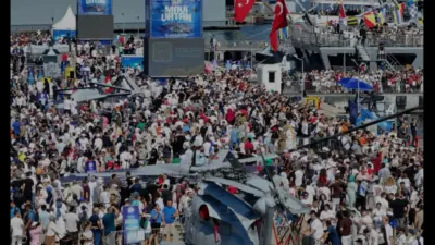 İletişim Başkanı Burhanettin Duran, TEKNOFEST Mavi Vatan etkinliğinin Türkiye'nin vizyonunu