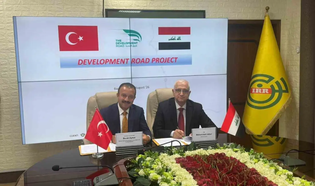 Irak’ın başkenti Bağdat’ta Irak ve Türkiye arasında Kalkınma Yolu Projesi’nin