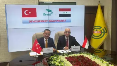 Irak’ın başkenti Bağdat’ta Irak ve Türkiye arasında Kalkınma Yolu Projesi’nin