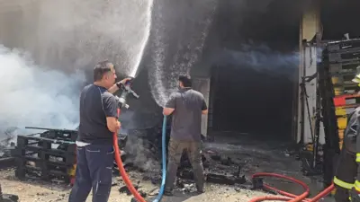 Irak’ın başkenti Bağdat’ın kuzeyindeki Taci Askeri Üssü’nde bir mühimmat deposunda