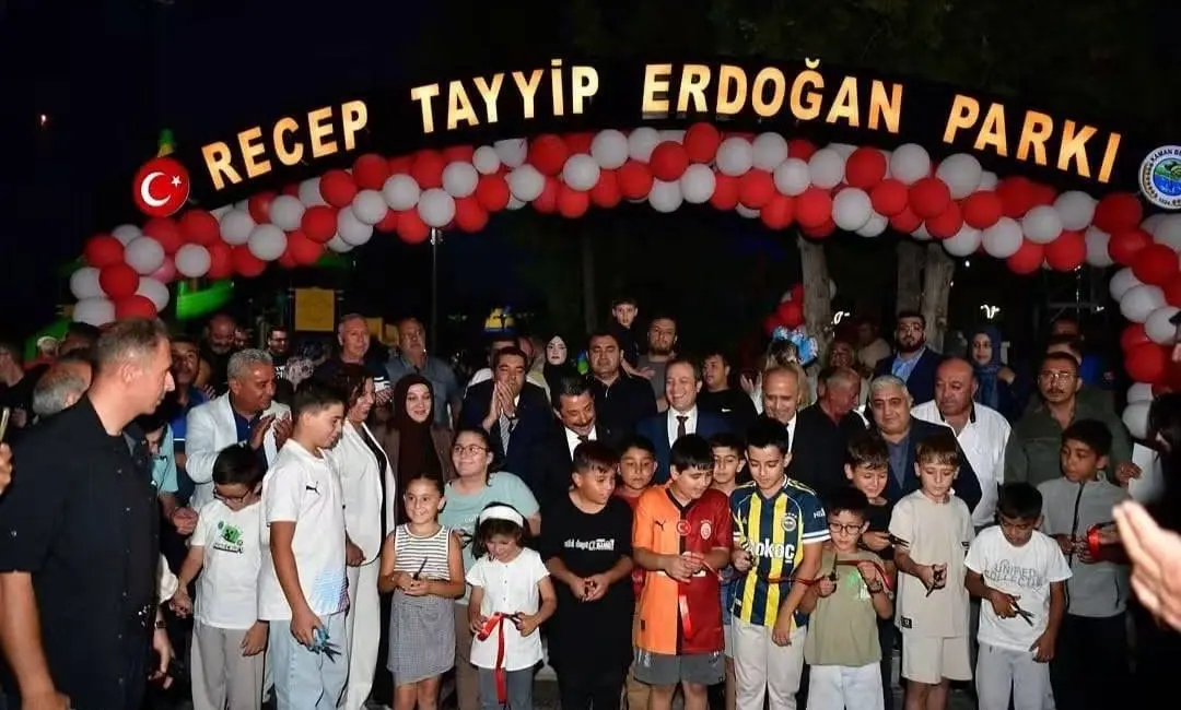 Kırşehir’in Kaman ilçesinde, Cumhurbaşkanı Recep Tayyip Erdoğan’ın adını taşıyan park