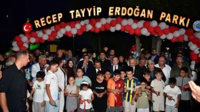 Kırşehir’in Kaman ilçesinde, Cumhurbaşkanı Recep Tayyip Erdoğan’ın adını taşıyan park