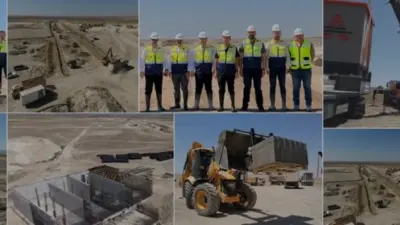 Kayseri'de 5 milyar TL'lik jeotermal sera yatırımında altyapı çalışmaları sürüyor.