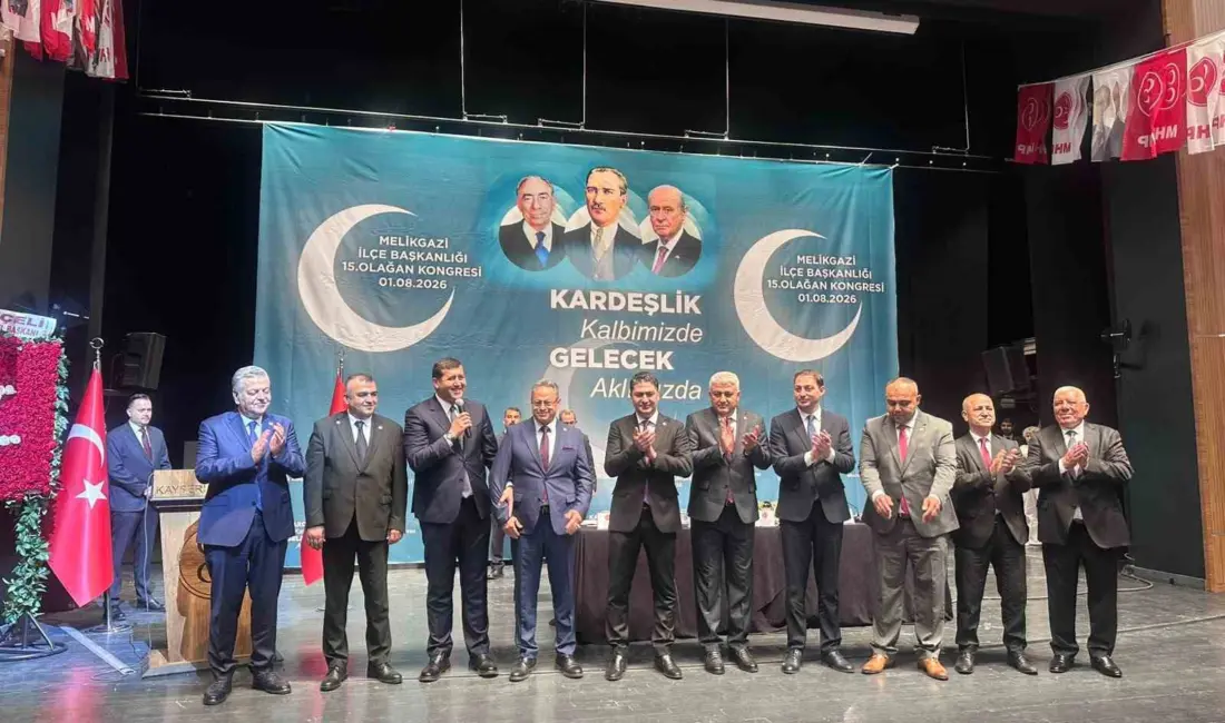 Milliyetçi Hareket Partisi Melikgazi İlçe Başkanlığı’nın Olağan İlçe Kongresi’nde, Büyükşehir