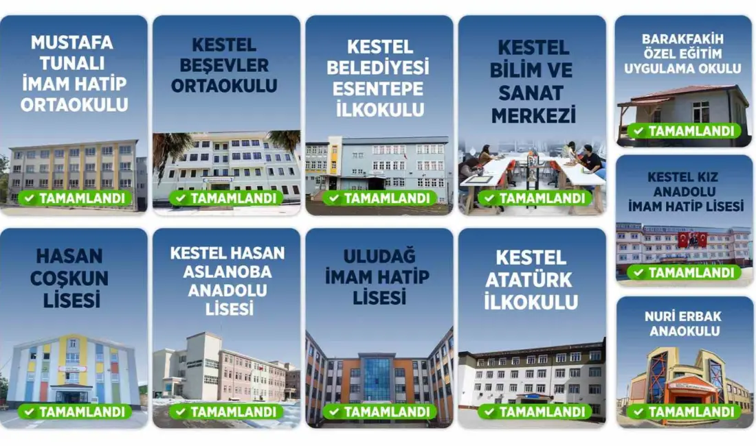 Kestel Belediyesi, 2026-2027 eğitim öğretim yılı öncesinde ilçe genelindeki okullarda