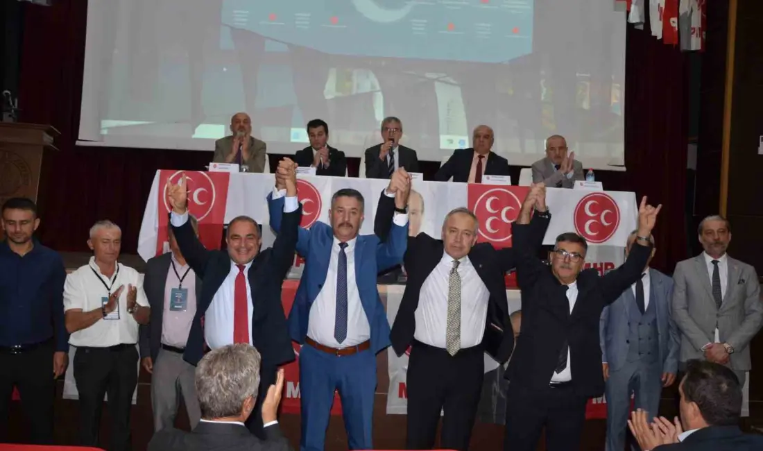 Milliyetçi Hareket Partisi Kırkağaç 15. Olağan Kongresi gerçekleştirildi. Tek listeyle