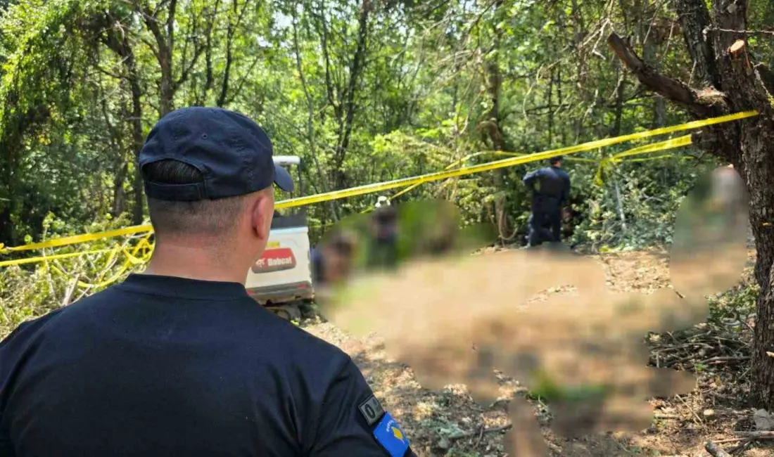Kosova’nın Zubin Potok bölgesinde Kosova Savaşı’na ilişkin yürütülen soruşturma kapsamında