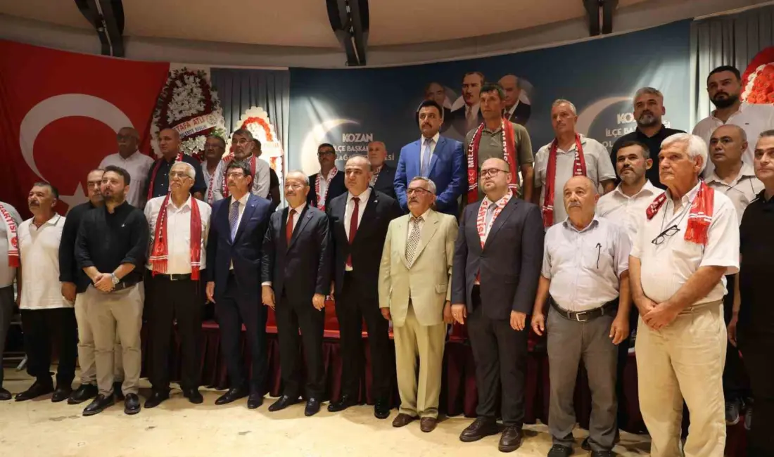 Adana’nın Kozan ilçesinde Milliyetçi Hareket Partisi (MHP) 15. Olağan İlçe