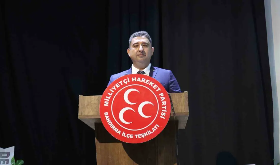 Milliyetçi Hareket Partisi (MHP) Bandırma İlçe Başkanlığı’nın 15. Olağan Kongresi’nde