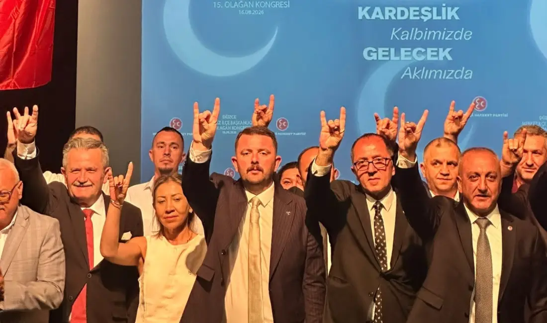Milliyetçi Hareket Partisi (MHP) Düzce Merkez İlçe Kongresi gerçekleştirildi. Kongrede