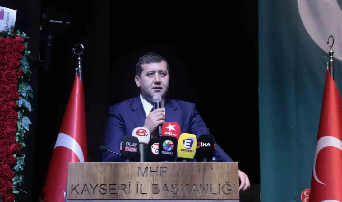 Milliyetçi Hareket Partisi (MHP) Melikgazi İlçe Başkanlığı’nın 15. Olağan Kongresi’nde