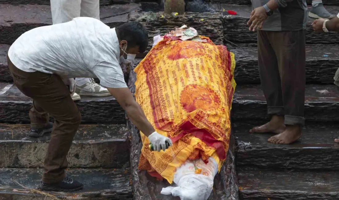 Nepal’de 26 Ağustos’ta Bhotekoshi Nehri’ndeki taşkın nedeniyle meydana gelen sel