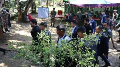 Nepal’in Çin sınırında meydana gelen taşkının yol açtığı sel felaketinde