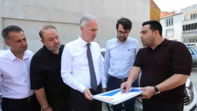 İnegöl Belediyesi, Orhaniye Mahallesi Türker ve Hatay Sokaklar arasında kalan
