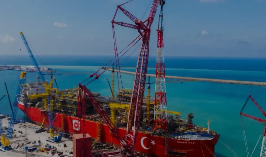 Karadeniz'de doğal gaz üretimini ikiye katlayacak Osman Gazi platformunda kritik