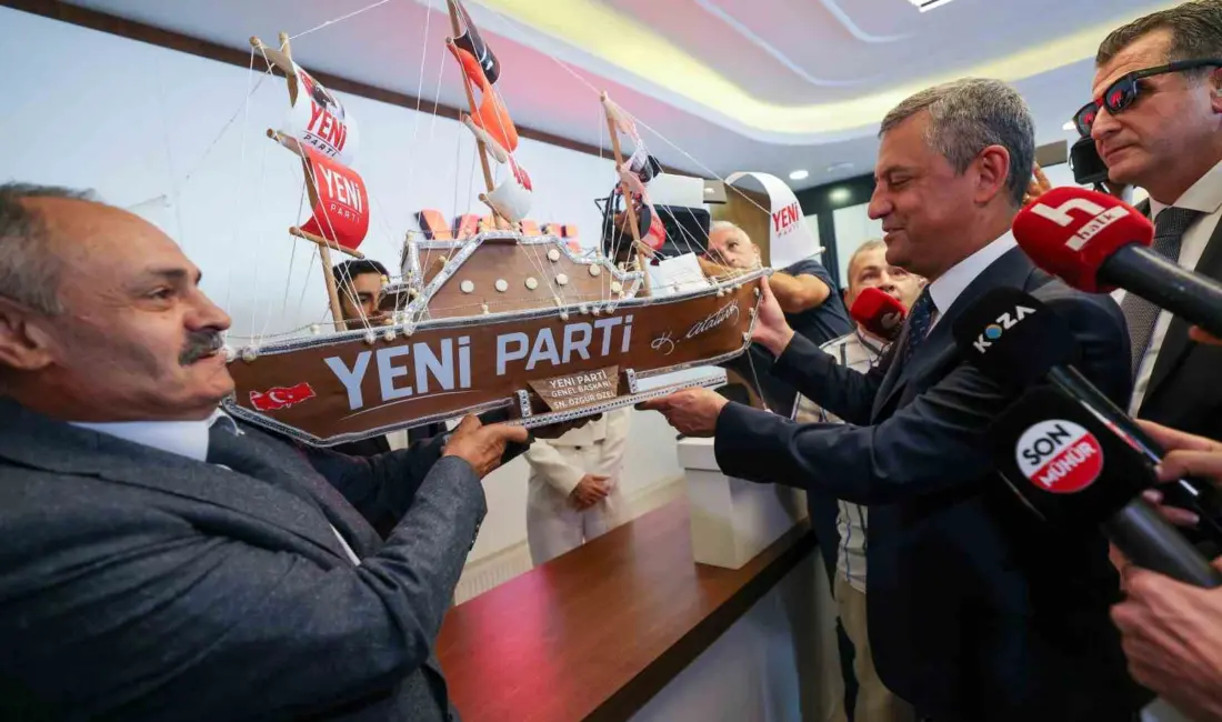 YENİ Parti Genel Başkanı Özgür Özel, Ankara Çankaya’da bulunan YENİ