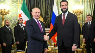 Rusya Devlet Başkanı Vladimir Putin ile Suriye Devlet Başkanı Ahmed