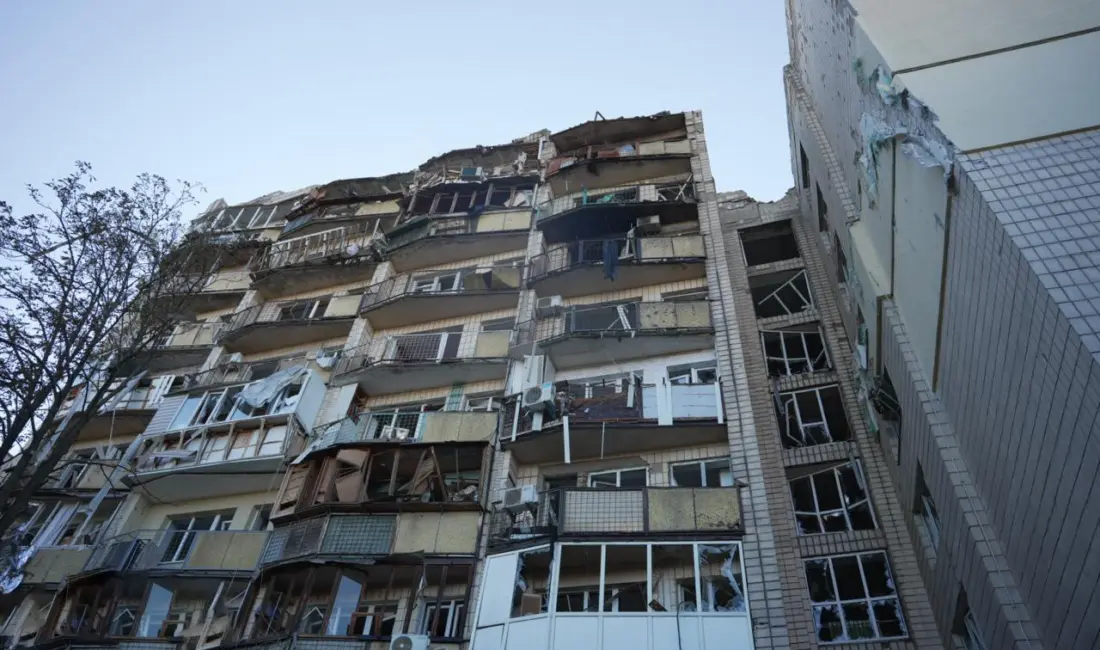 Rusya’nın Ukrayna’nın başkenti Kiev’e düzenlediği füze ve İHA saldırısında 12