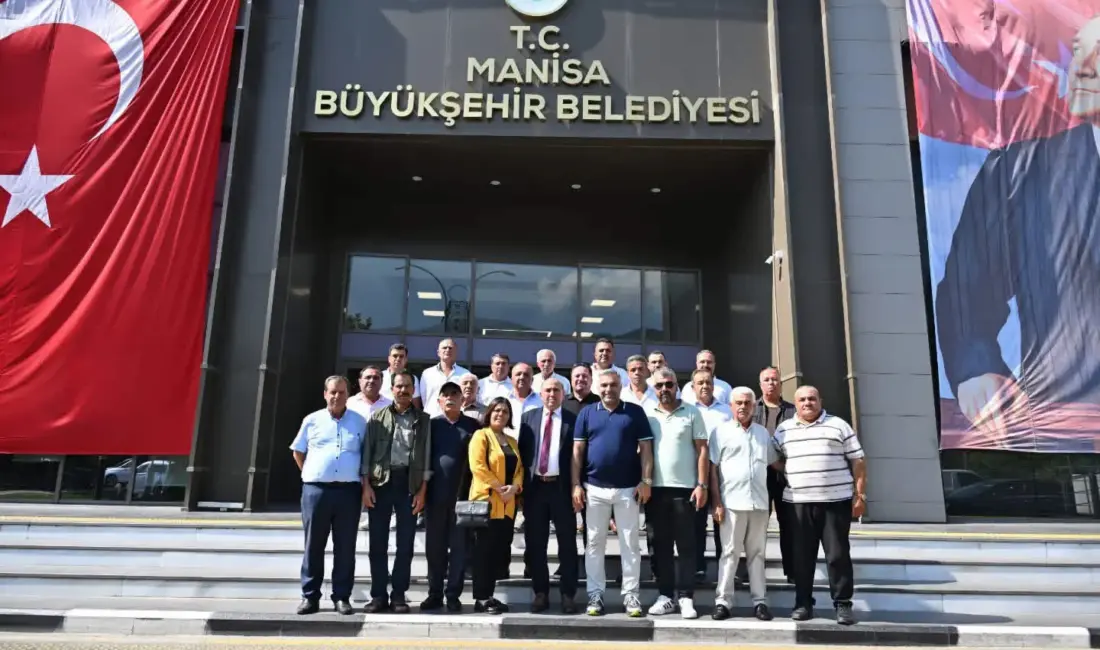 Sarıgöl Belediye Başkanı Tahsin Akdeniz ile mahalle muhtarları, Manisa Büyükşehir