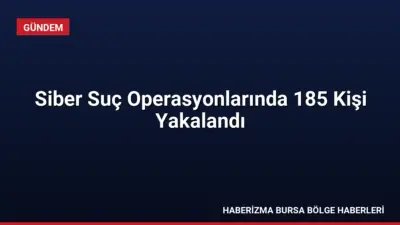 15 ilde düzenlenen siber suç operasyonlarında 185 şüpheli yakalandı. 93