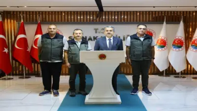 Şanlıurfa Orman İşletme Bölge Müdürü İsmail Poyraz ve beraberindeki heyet,