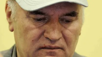 Srebrenitsa soykırımından suçlu bulunan Bosnalı Sırp eski General Ratko Mladiç,