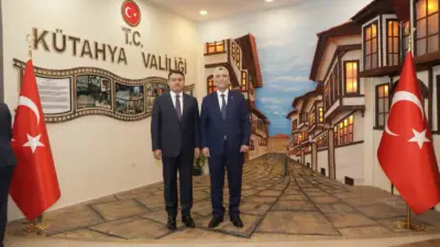 Ticaret Bakanı Prof. Dr. Ömer Bolat, Kütahya Valisi Musa Işın’ı