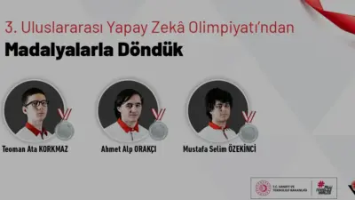 Astana'da düzenlenen 3. Uluslararası Yapay Zekâ Olimpiyatı'nda Türkiye'yi temsil eden