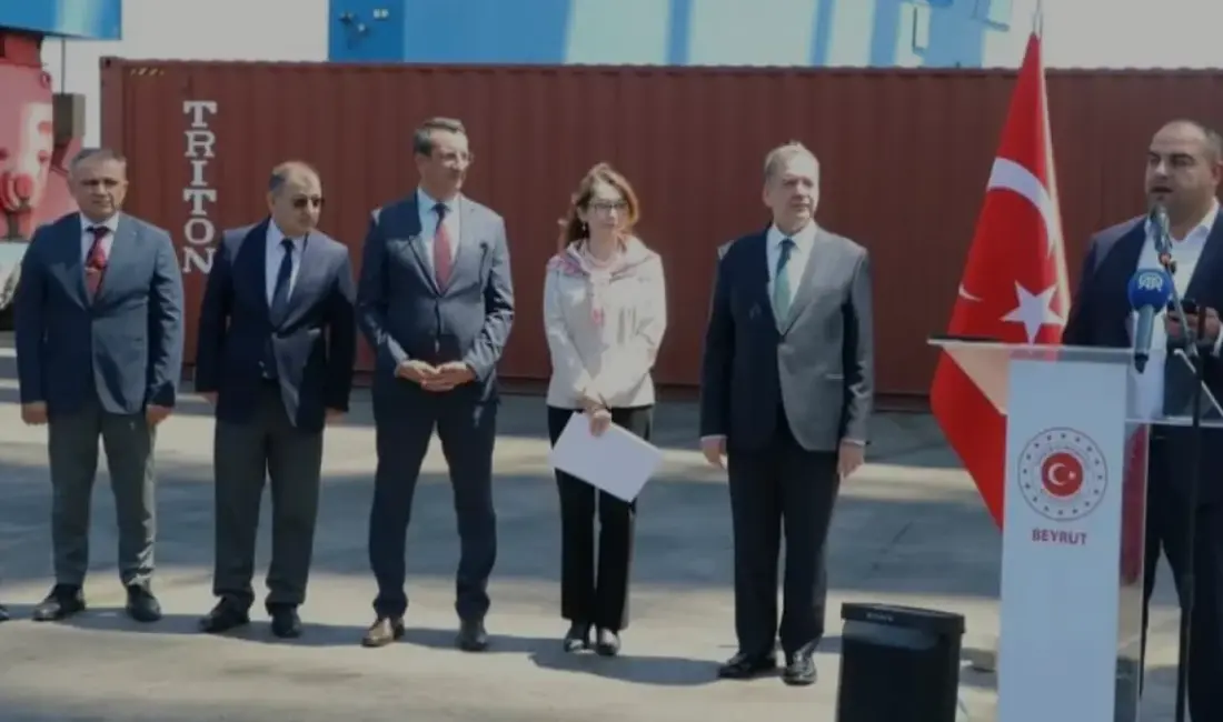 Türkiye, AFAD ve Sağlık Bakanlığı aracılığıyla Lübnan'a 40 palet ilaç