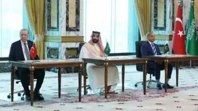Cumhurbaşkanı Recep Tayyip Erdoğan, Suudi Arabistan Veliaht Prensi Muhammed bin
