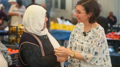 Uşak Belediye Başkan Vekili Hatice Terekeci Özkan, Şekerevleri Pazarı’nı ziyaret