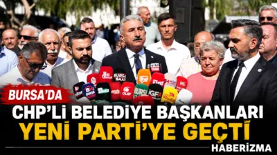 Bursa'da CHP'li altı ilçe belediye başkanı ve meclis üyeleri, Atatürk