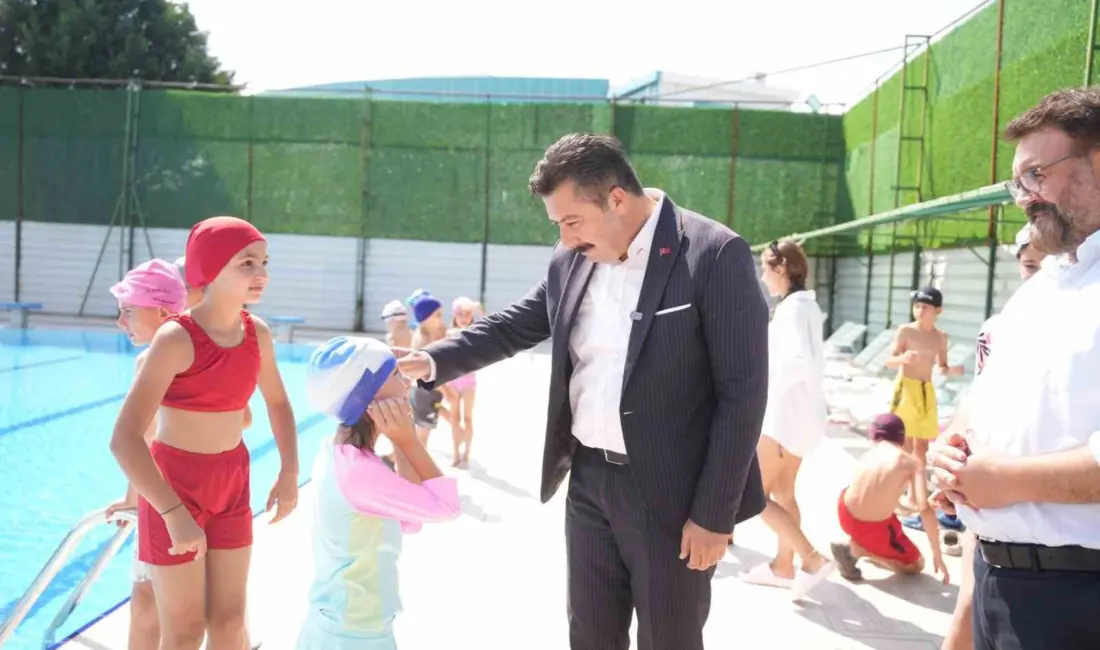 Yenişehir Belediyesi’nin çocukların yaz tatilini dolu dolu geçirmelerini için açtığı