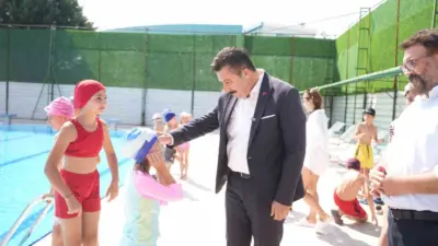 Yenişehir Belediyesi’nin çocukların yaz tatilini dolu dolu geçirmelerini için açtığı