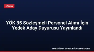 YÖK, 35 sözleşmeli personel alımında yedek adayların atanma sürecini başlattı.