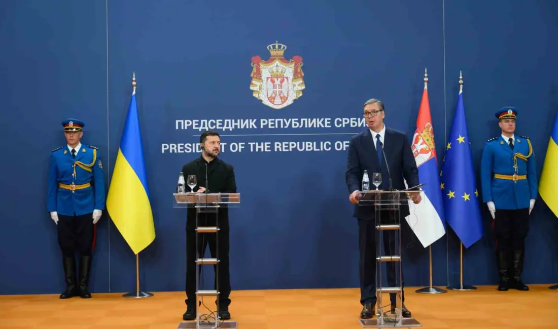 Ukrayna Devlet Başkanı Vladimir Zelenskiy, Rusya’nın Avrupa’daki geleneksel müttefiki Sırbistan’a