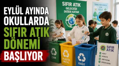 Yeni eğitim döneminde okullarda Sıfır Atık seferberliği başlıyor. Bakanlık, atık
