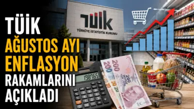 Türkiye İstatistik Kurumu (TÜİK), milyonların merakla beklediği Ağustos ayı enflasyon