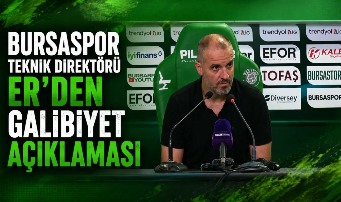 Trendyol 1. Lig’in 5. haftasında oynanan Bursaspor-İstanbulspor karşılaşması sonrası her