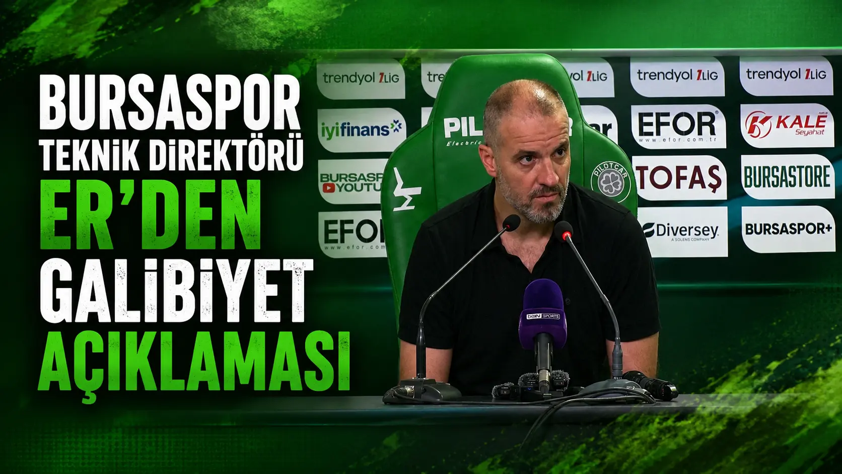 Trendyol 1. Lig’in 5. haftasında oynanan Bursaspor-İstanbulspor karşılaşması sonrası her