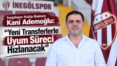 Sultan Su İnegölspor Kulüp Başkanı Kani Ademoğlu, sahalarında 12 Bingölspor