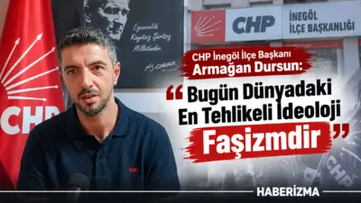 CHP İnegöl İlçe Başkanı Armağan Dursun, CHP'nin 103'üncü kuruluş yıl